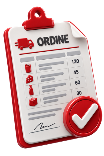 Modulo d'ordine con spunta